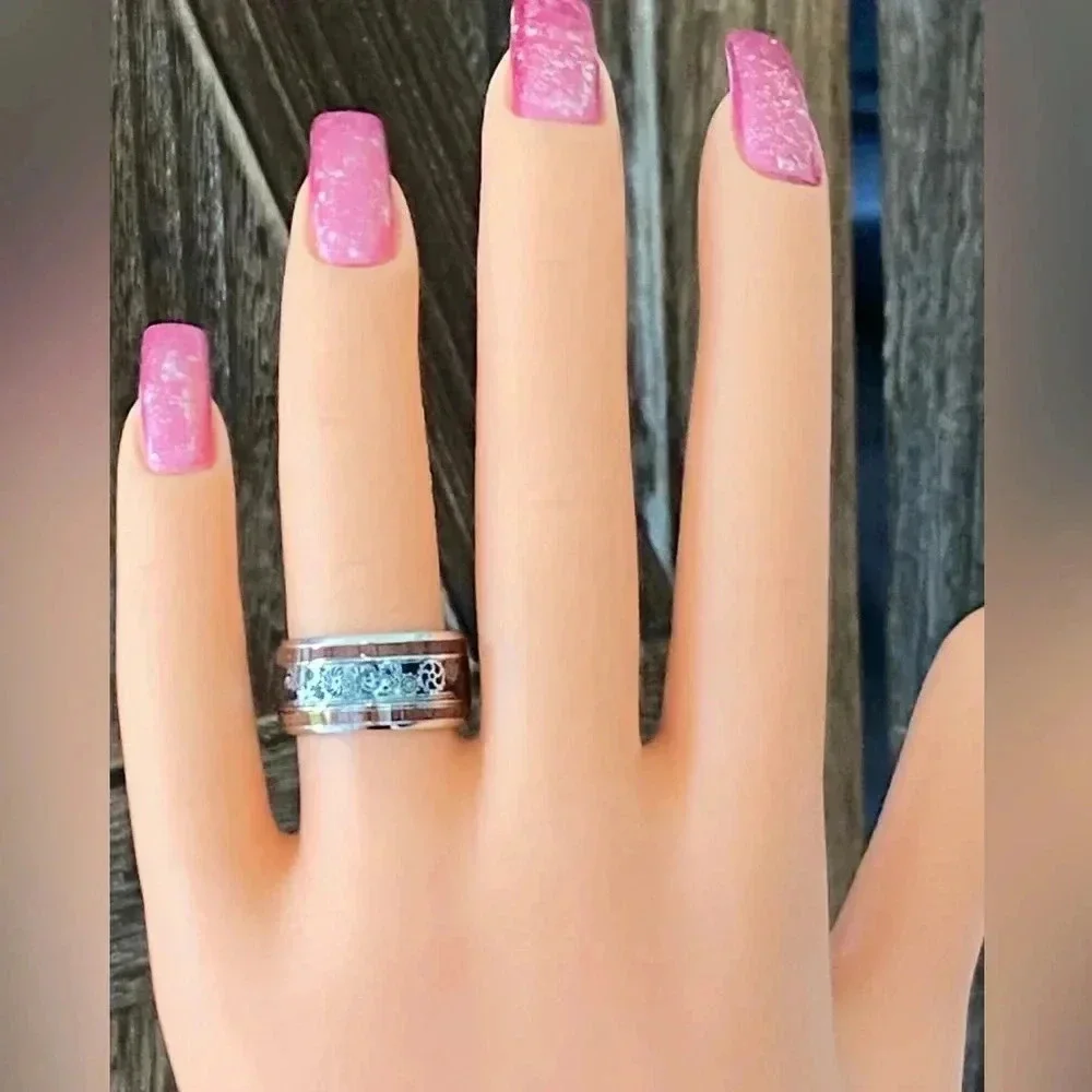 Size 7 Steampunk Ring Band Gears Unique New